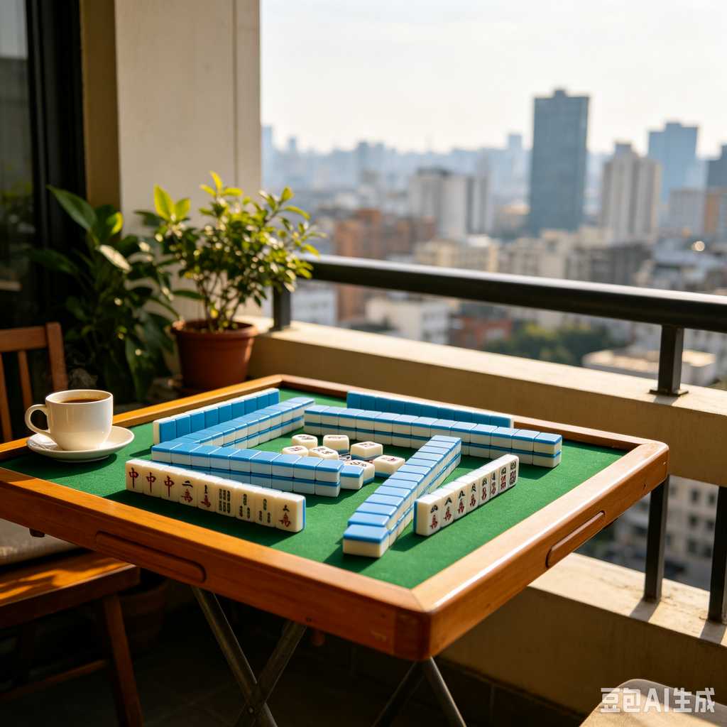 traditional oriental mahjong tiles
