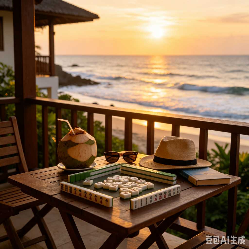 cute mini mahjong tiles set