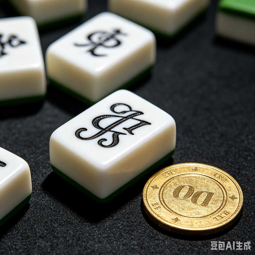 blue mahjong tiles
